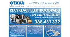 Desktop Screenshot of otava.cz